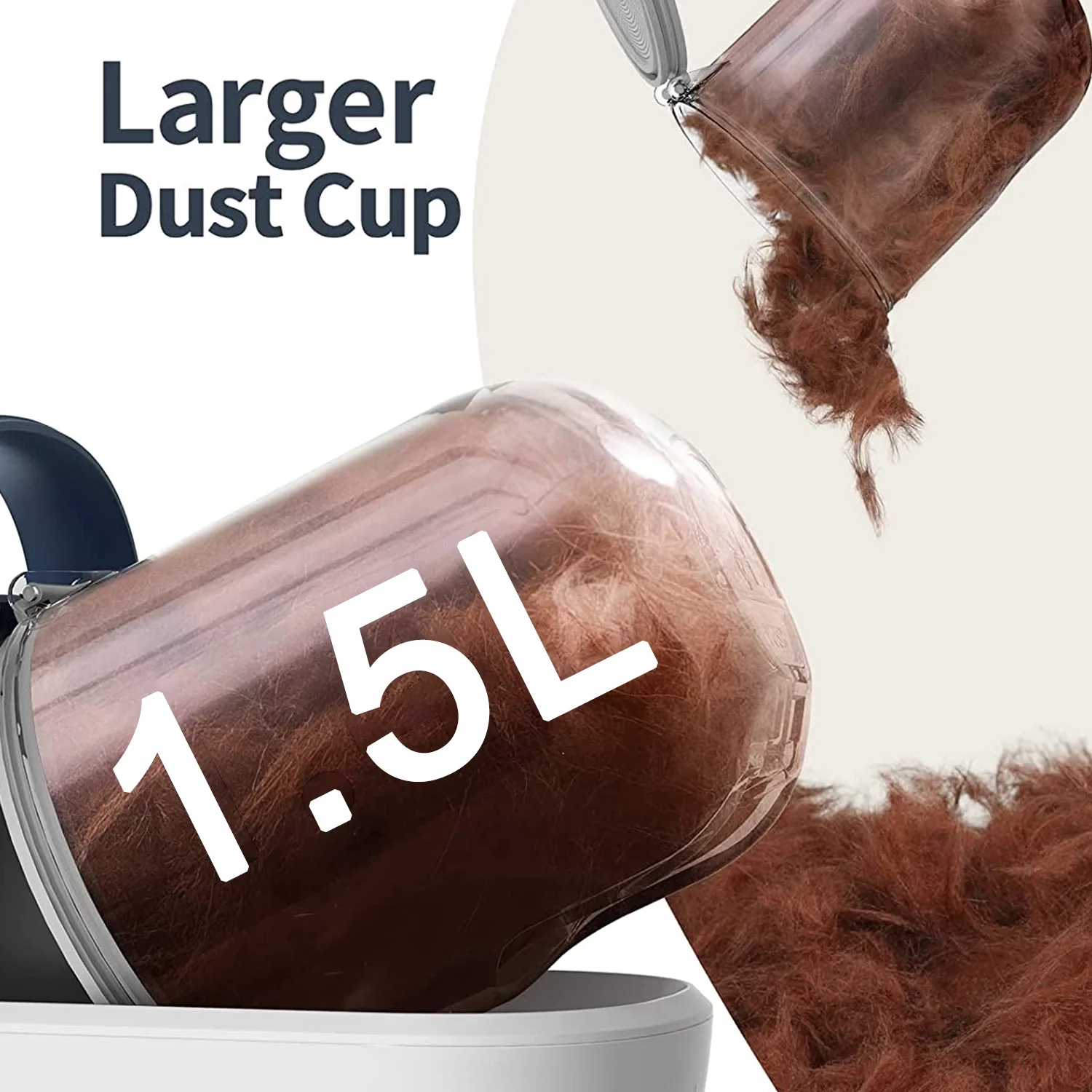 🐶 7-in-1 Pet Grooming Kit - Low-Noise Vacuum for Pet Hair 🧰