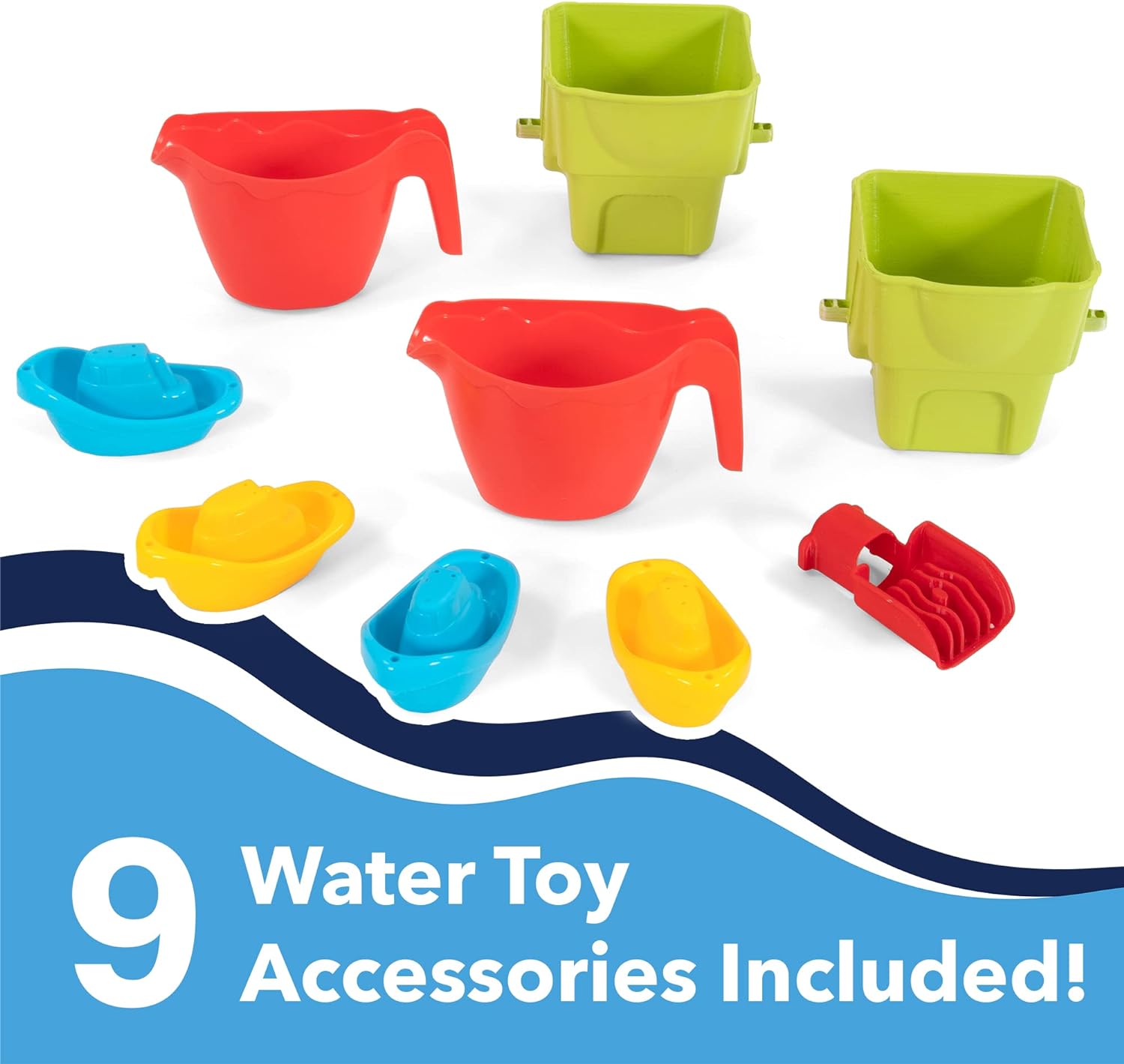 💧 Cascading Waterfall Multi-Tier Outdoor Water Play Table 