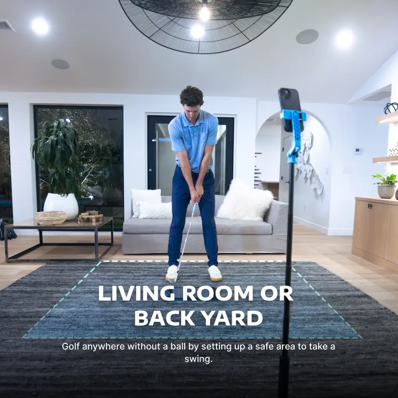 ⛳ Ball-Free Golf Simulator - At-Home Precision Golf Practice with Instant Feedback