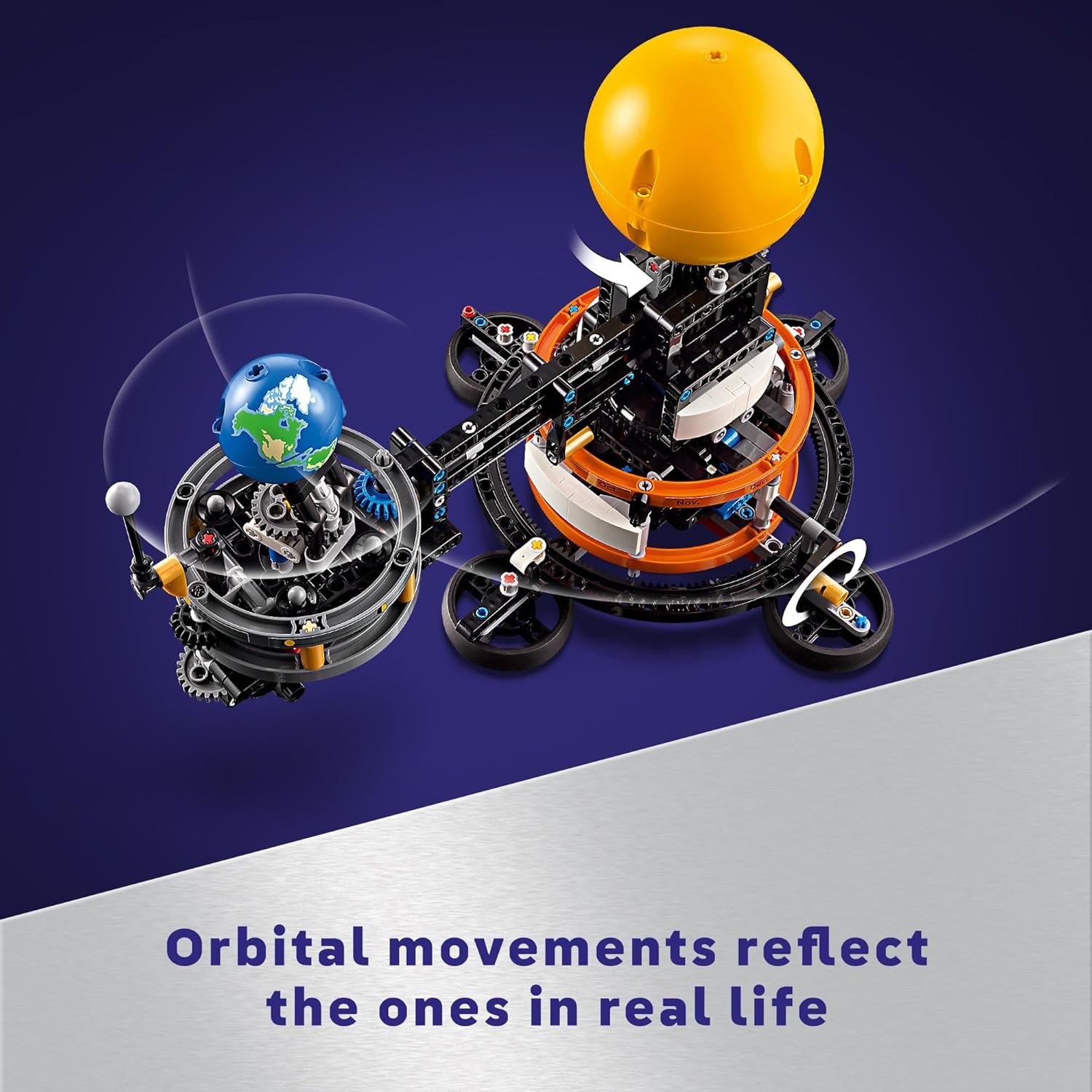 🌌 Earth & Moon Orbit Building Set | Space Theme STEM Toy for 10-Year-Olds