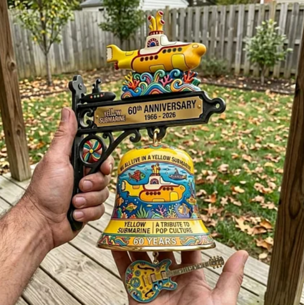 🟨 Yellow Submarine Commemorative Wall Bell