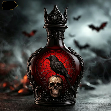 🦇 Gothic Whiskey Decanter Wholesale | Halloween Potion Glass Bottle