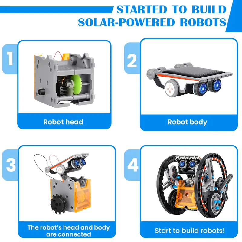 ☀️ 13-in-1 Solar Robot Building Kit | Educational Toy for Kids 8-12