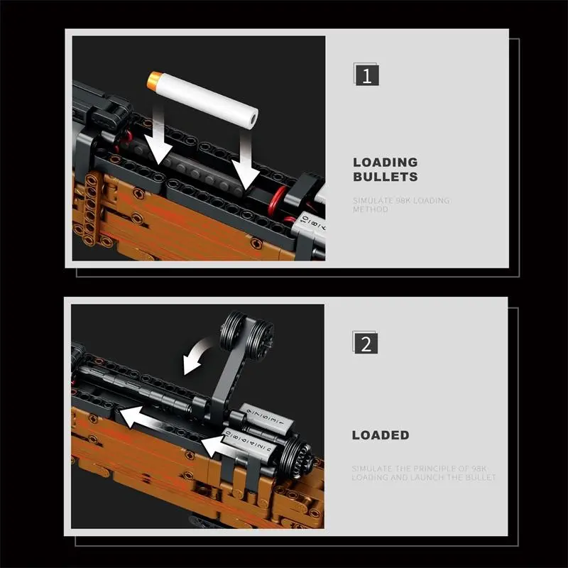 🔫 Kar98K Sniper Rifle Building Block Set