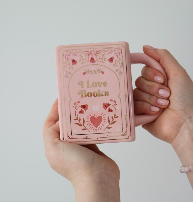 📚 Book Shaped Mug - Coffee & Books Themed Ceramic Cup for Book Lovers
