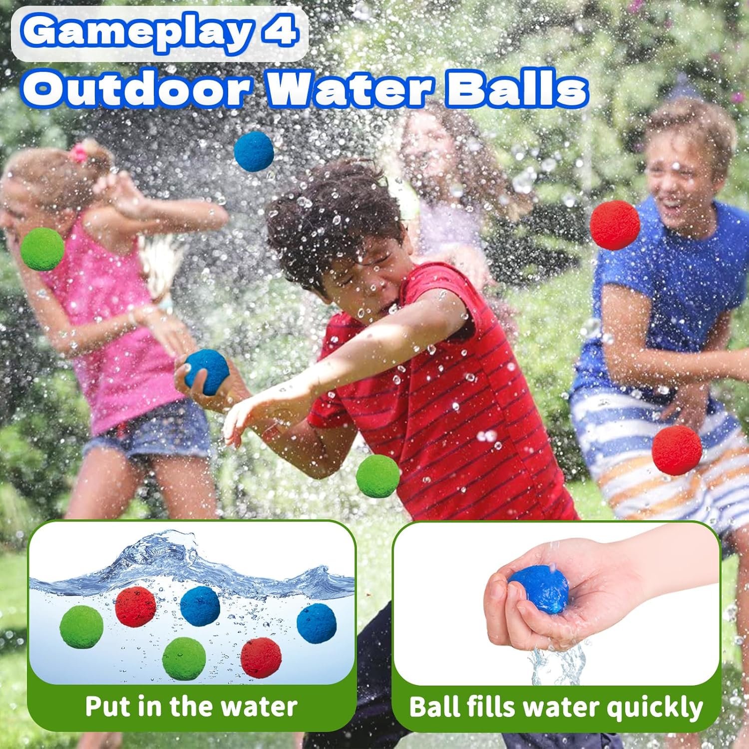 🦖 4-in-1 Kids Sprinkler & Baseball Toy Set