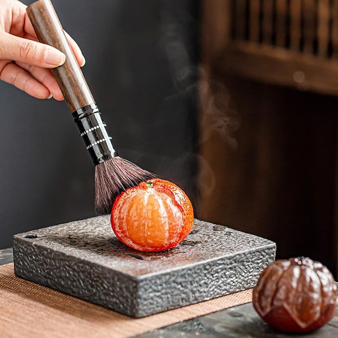 🍊 Color-Changing Orange Tea Pet | Tea Ceremony Art Decor & Gift Set