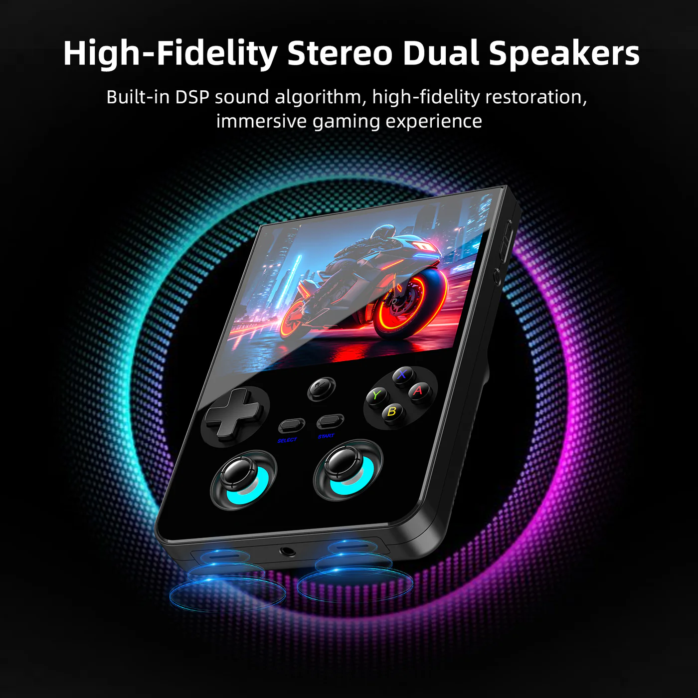 🎮 Open Source Retro Handheld Game Console | HD Joystick Portable Game Player