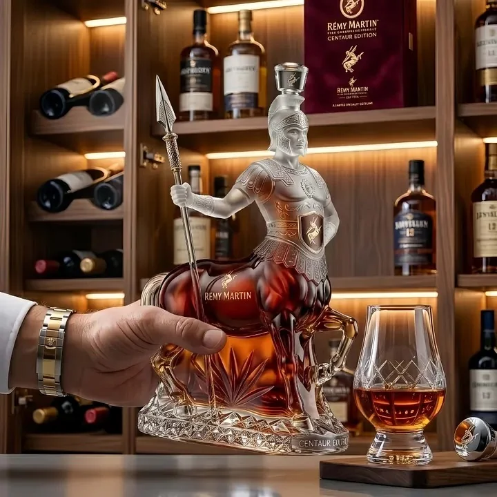 🐴 Remy Martin 3D Carved Brandy Decanter