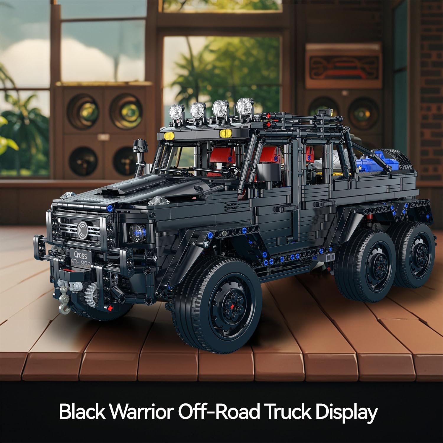 🏎️Dark Warrior Big G Assembled Off-Road Vehicle - Model Puzzle Toy 🧩