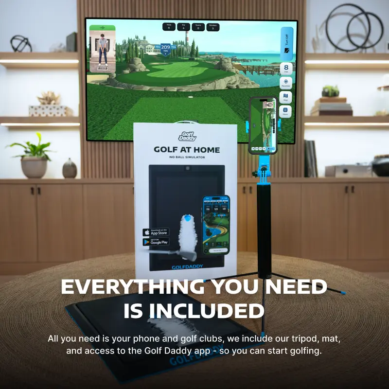 ⛳ Ball-Free Golf Simulator - At-Home Precision Golf Practice with Instant Feedback