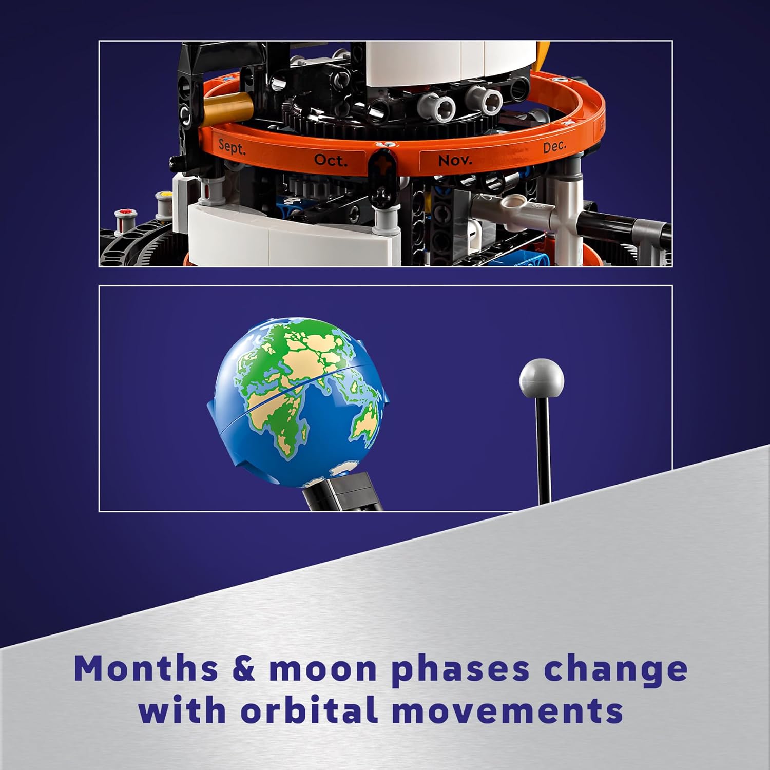 🌌 Earth & Moon Orbit Building Set | Space Theme STEM Toy for 10-Year-Olds