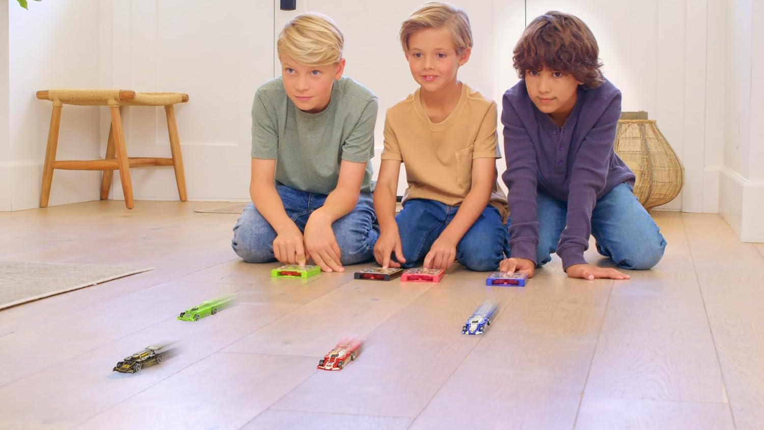 🏎️ Original Speed Card Racer | Pocket Launcher Racing Car with Real Rubber Tires（4PCS）