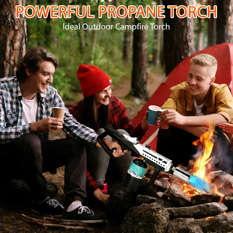 🔥 Propane Torch - Father's Day Gift | Multi-Purpose Outdoor Cooking Torch for Grilling & Fire Starting