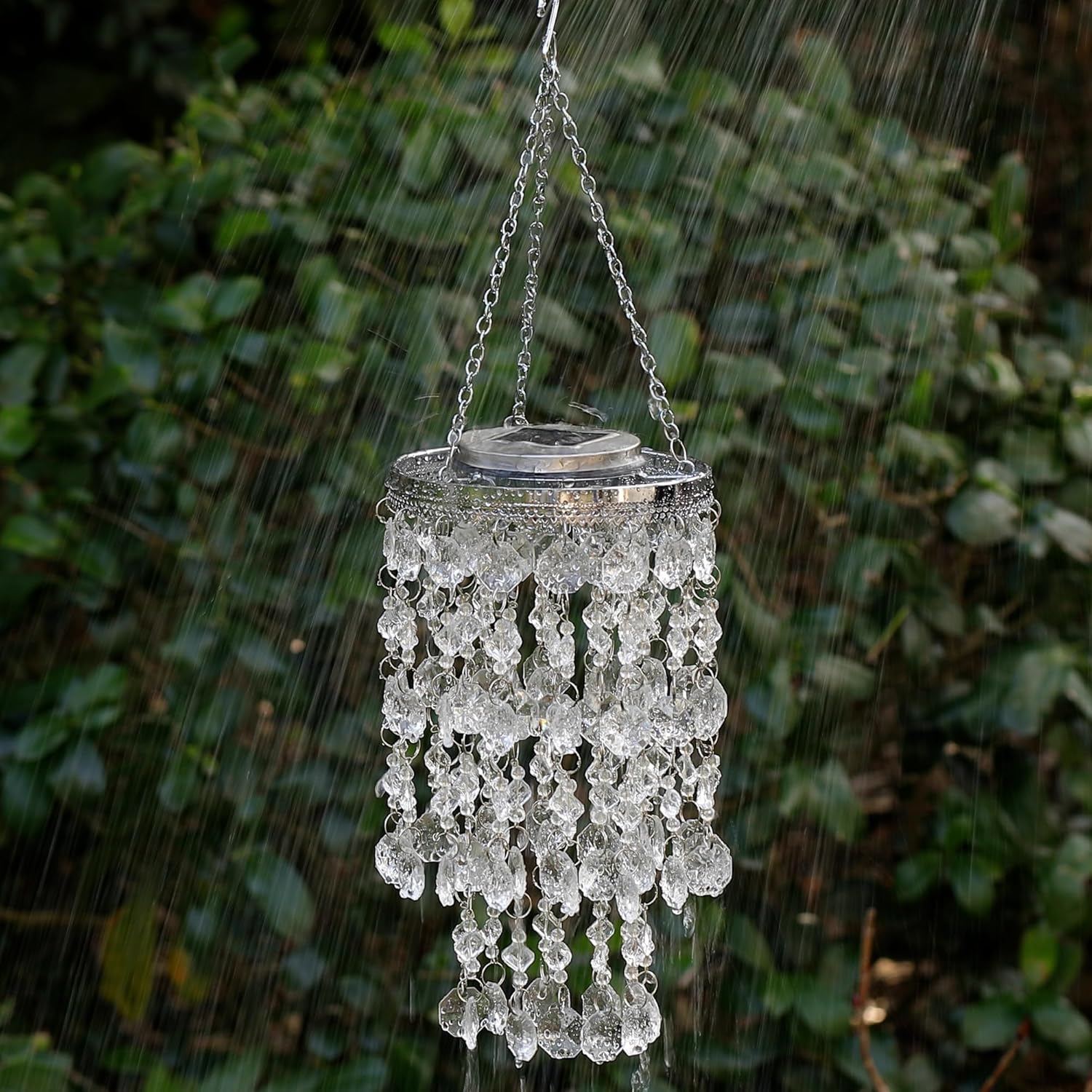 ✨Solar Blue LED Acrylic Wind Chime | Outdoor Hanging Decor