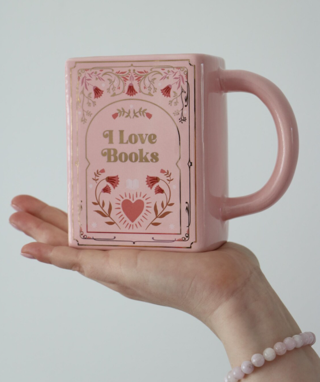 📚 Book Shaped Mug - Coffee & Books Themed Ceramic Cup for Book Lovers