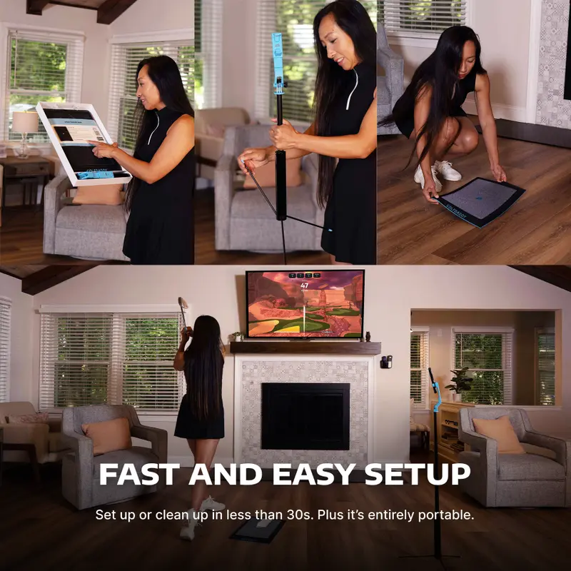 ⛳ Ball-Free Golf Simulator - At-Home Precision Golf Practice with Instant Feedback
