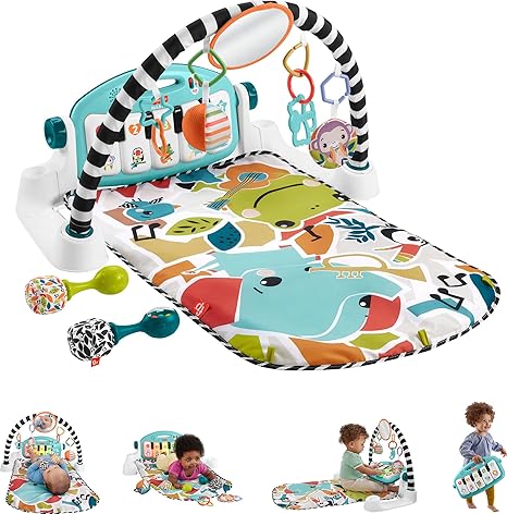 👶 Deluxe Baby Play Mat with Kick Piano Gym