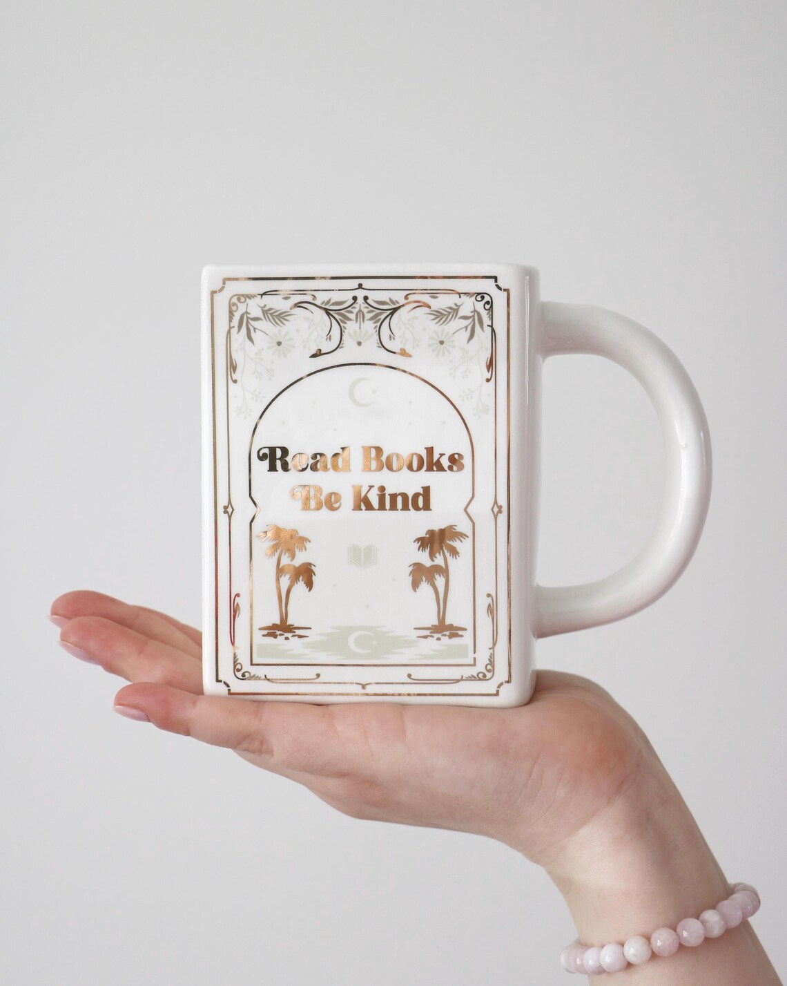 📚 Book Shaped Mug - Coffee & Books Themed Ceramic Cup for Book Lovers