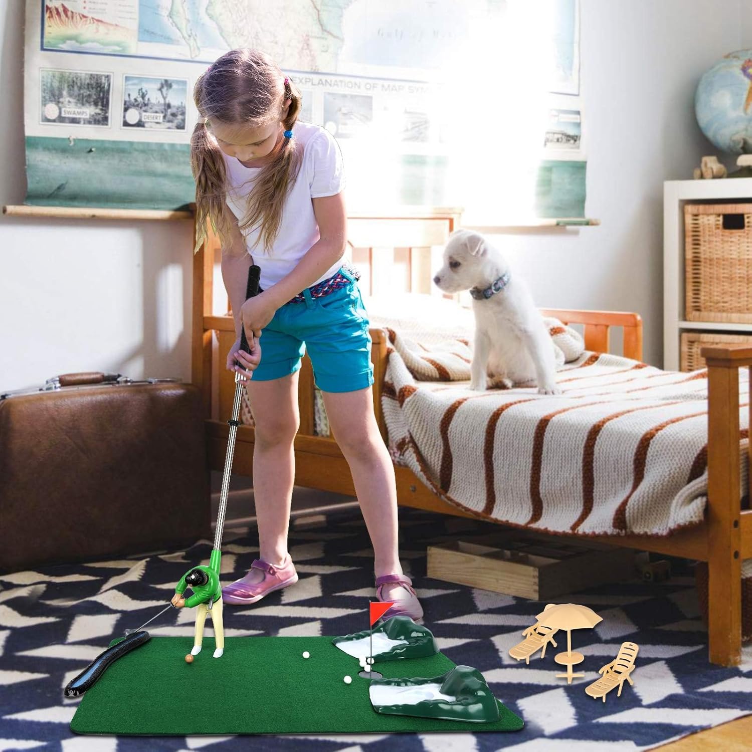 ⛳ Mini Golf Toy Set for Kids & Adults | Indoor Family Interactive Game, Novelty Gift