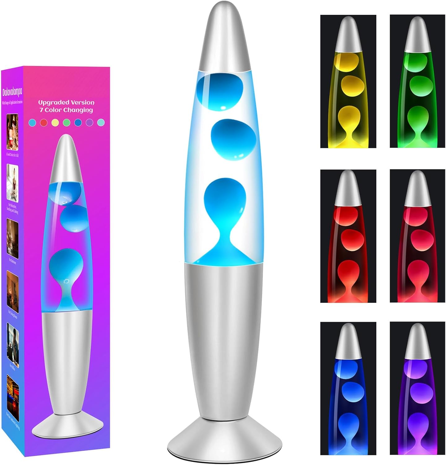 🌋 Lava Liquid Dynamic Lamp Multi-Color Changing LED Night Light