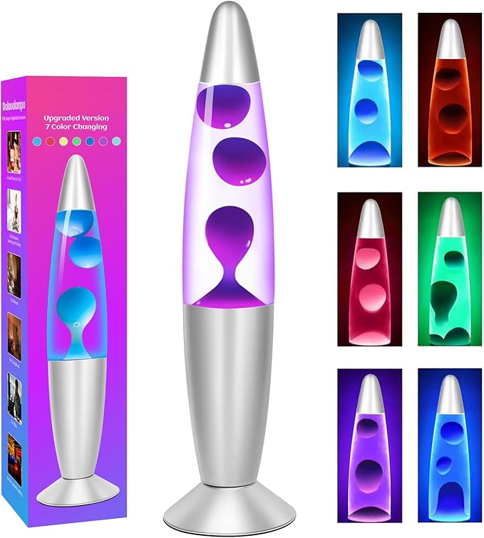 🌋 Lava Liquid Dynamic Lamp Multi-Color Changing LED Night Light