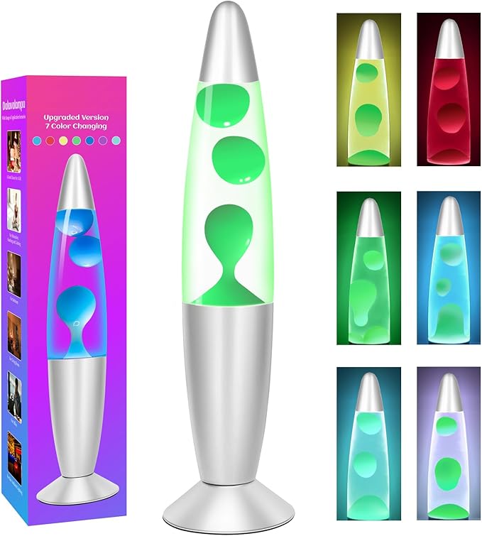 🌋 Lava Liquid Dynamic Lamp Multi-Color Changing LED Night Light
