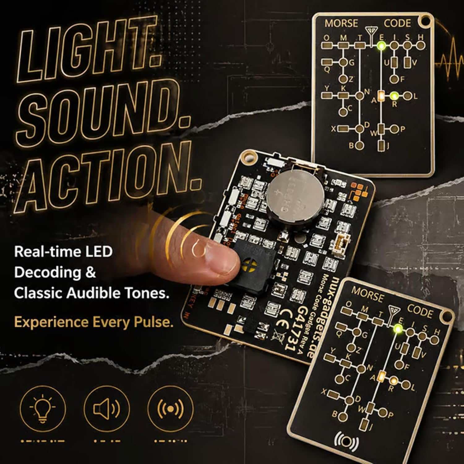 📡 Professional Morse Code Trainer with Interactive LED Lights