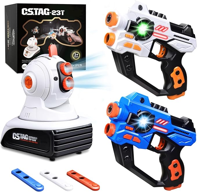 🎮 Laser Tag Game Set - 2 Laser Toy Guns with Projector & Digital LED Score Display