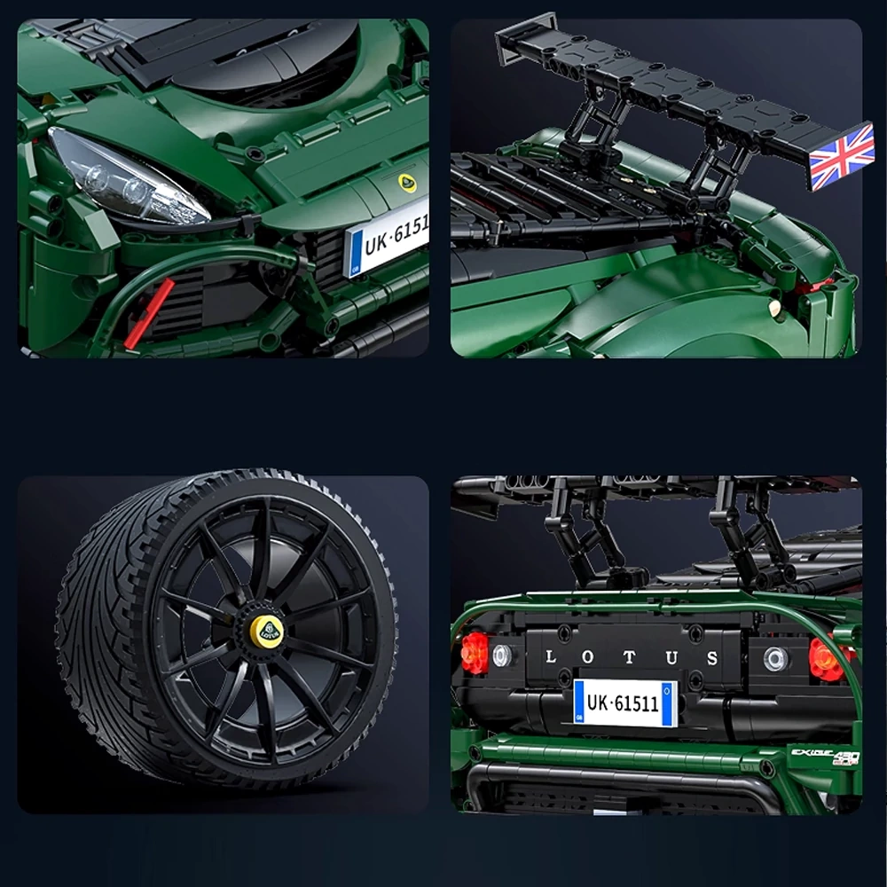 🏁 1:8 Scale Lotus Supercar Technic Model - Iconic Performance & Exquisite Craftsmanship Building Kit