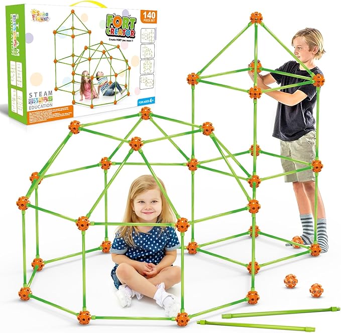 🏰 STEM Fort Building Kit for Kids 4-12