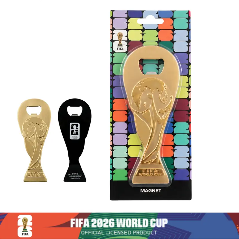 🏆 2026 World Cup Glass Beer Mug & Bottle Opener Set