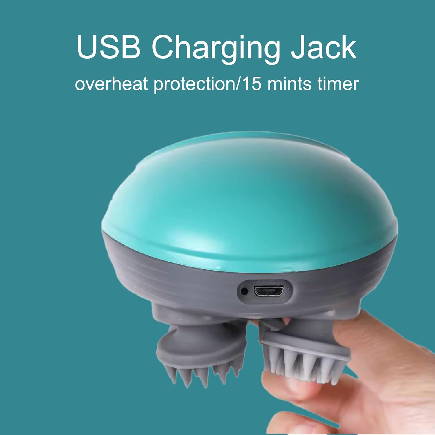 💆♂️ Mini Smart Scalp Massager - Rechargeable Wireless Portable Scalp