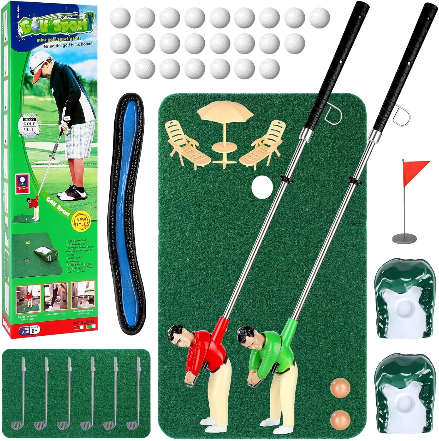 ⛳ Mini Golf Toy Set for Kids & Adults | Indoor Family Interactive Game, Novelty Gift
