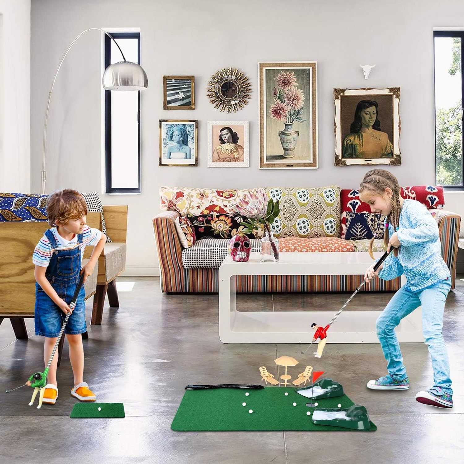 ⛳ Mini Golf Toy Set for Kids & Adults | Indoor Family Interactive Game, Novelty Gift