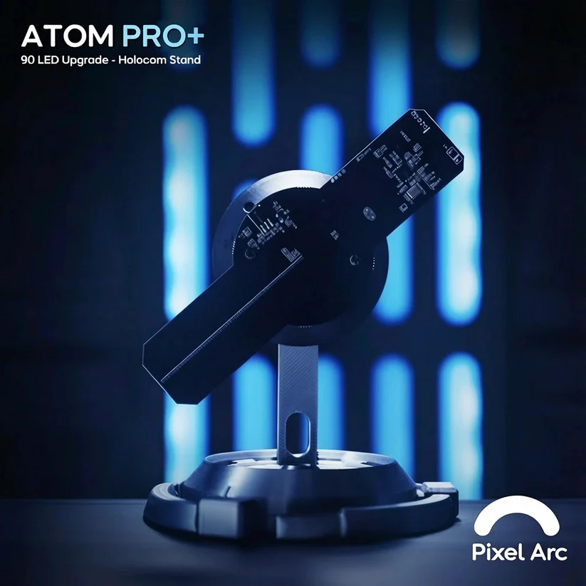 🌀 Pixel Arc 3D Hologram Fan - 3D Holographic Projector