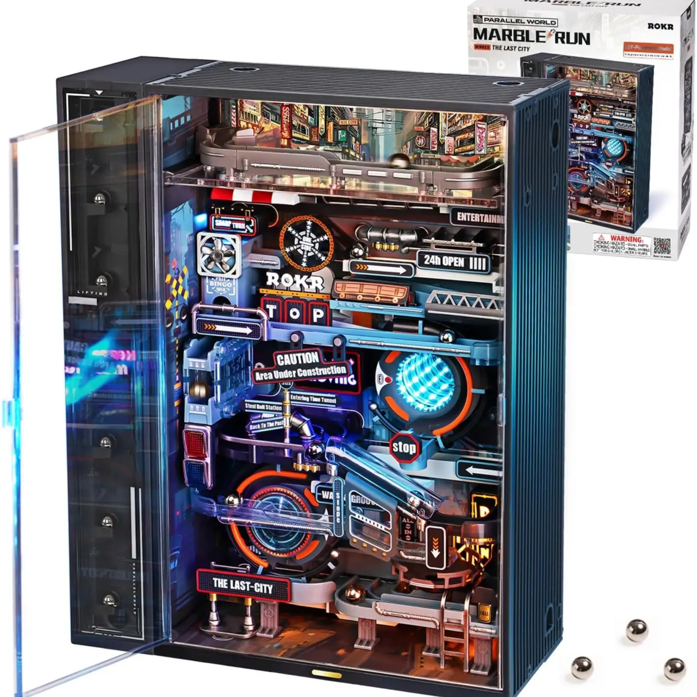 🧩 3D Puzzle Marble Run Model Kit | Assembly Toy for All Ages