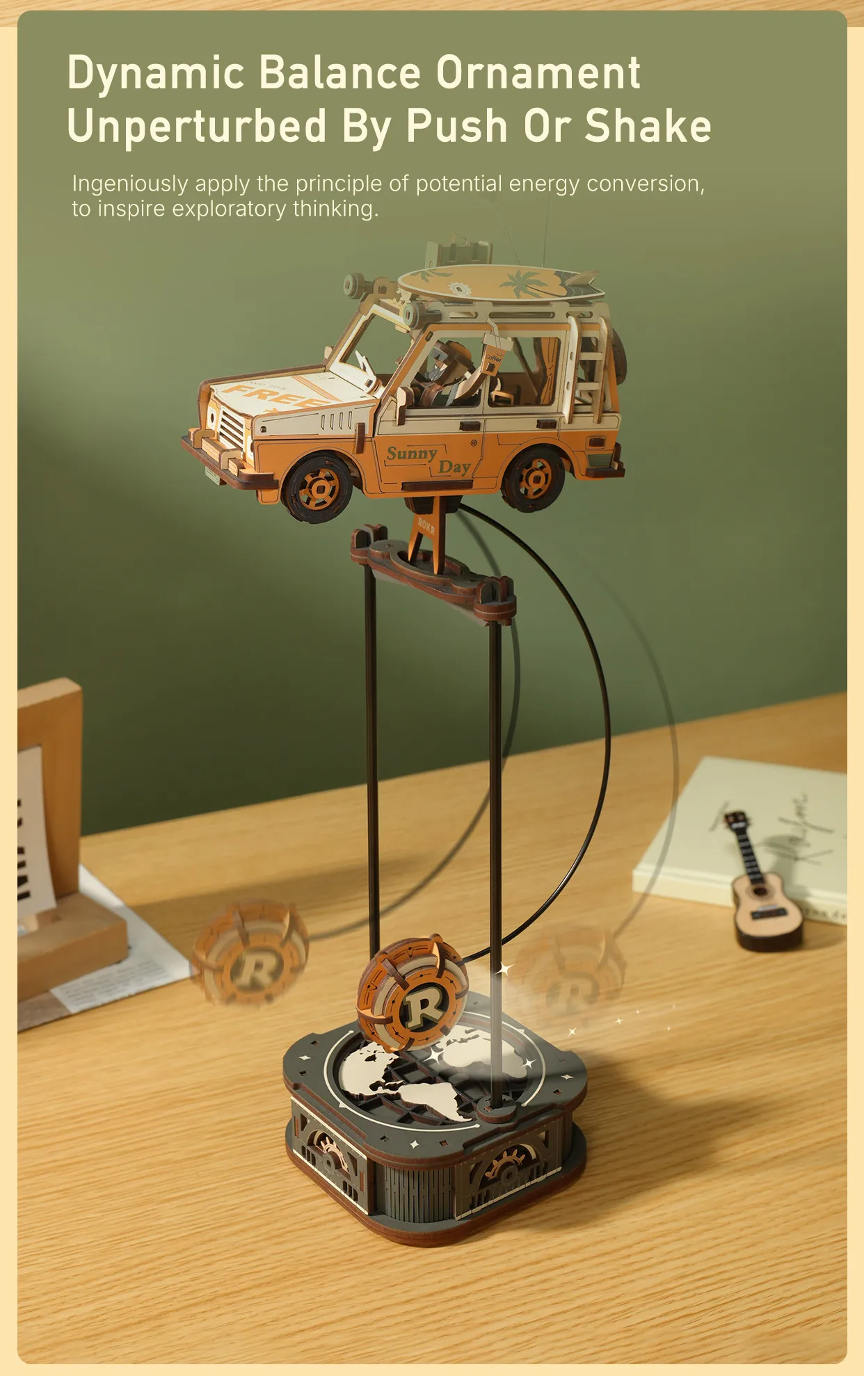 🚗 Pendulum Balance Toy 3D Puzzle