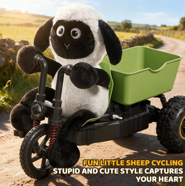 🐑 Remote Control Lamb Tricycle - Drift Stunt High-Speed Racing Toy with LED Lights 🚲