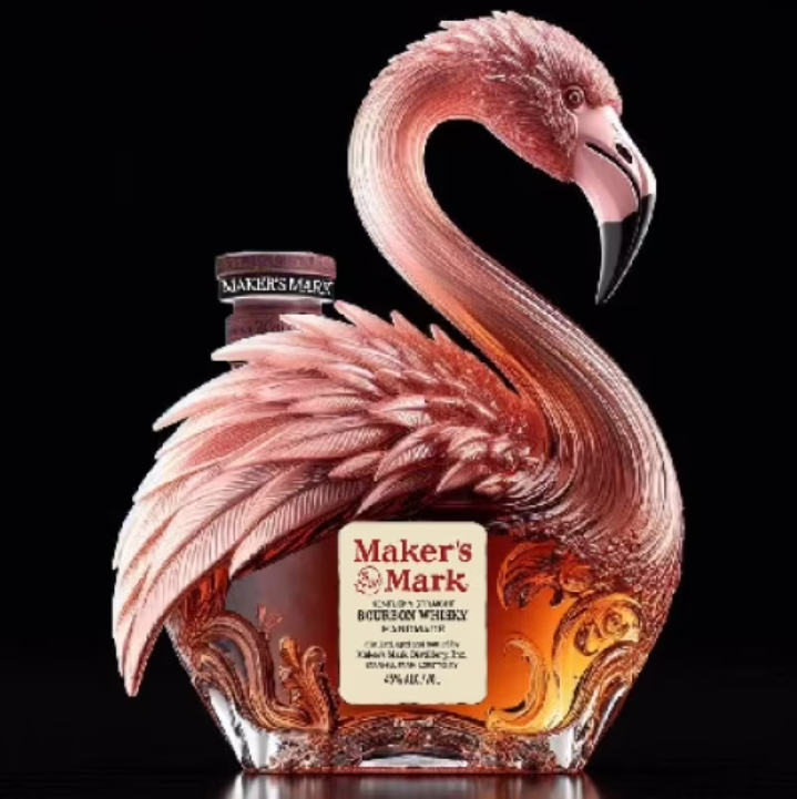 🦩 Flamingo Whiskey Decanter Set | Creative Animal Shaped Glass Wine Bottle