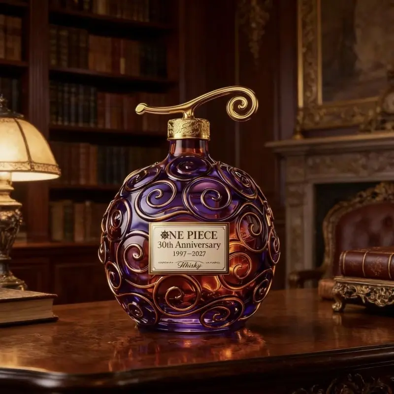 🌪️ Unique Swirl Ball Whiskey Decanter | Creative Glass Wine Bottle