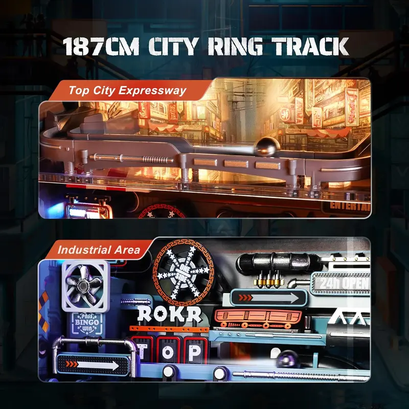 🧩 3D Puzzle Marble Run Model Kit | Assembly Toy for All Ages