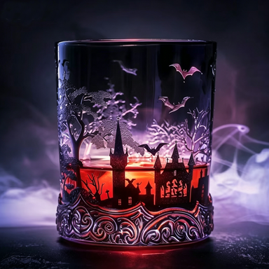 🦇 Gothic Whiskey Decanter Wholesale | Halloween Potion Glass Bottle