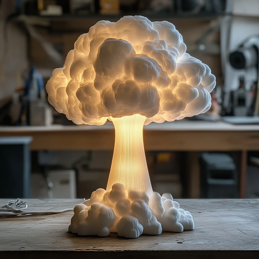 Atomic Cloud Table Lamp