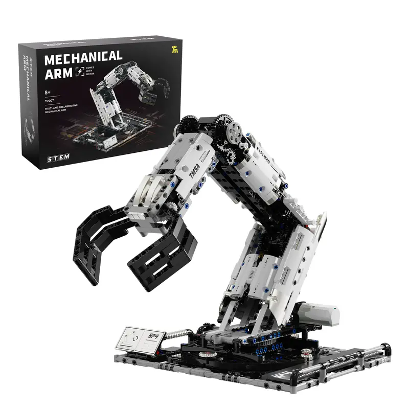 🧩 Tech Series RC Mechanical Arm Building Block Set |Educational DIY Toy