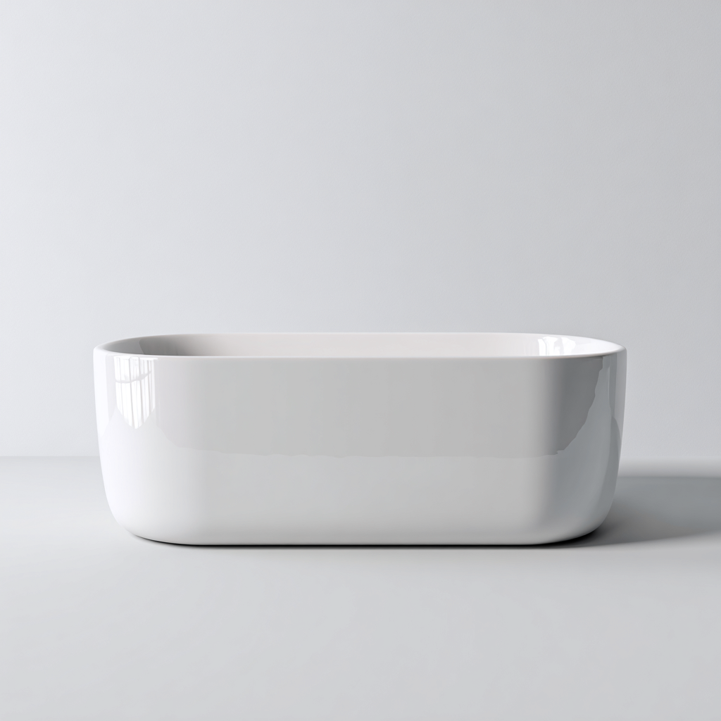 Badewanne Acryl 168x78x54 cm - Weiß - Zeitloses Design-Oakupshop