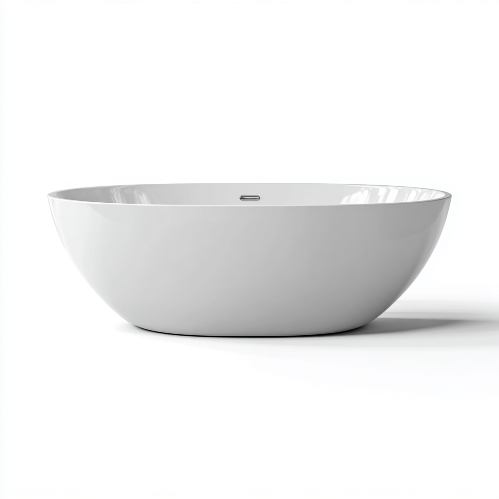 Badewanne Acryl 170x78x55 cm - Weiß - Modernes Design-Oakupshop