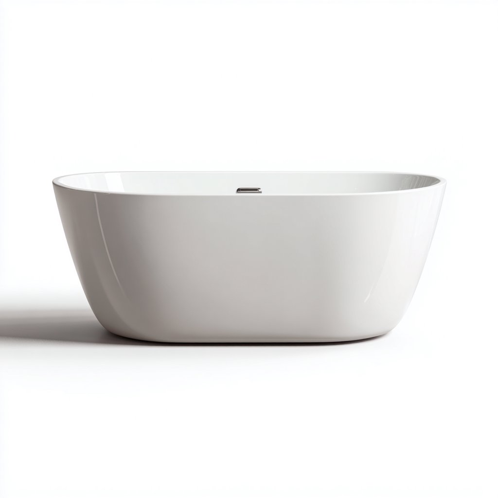Badewanne Acryl 165x75x55 cm - Weiß - Modernes Design-Oakupshop