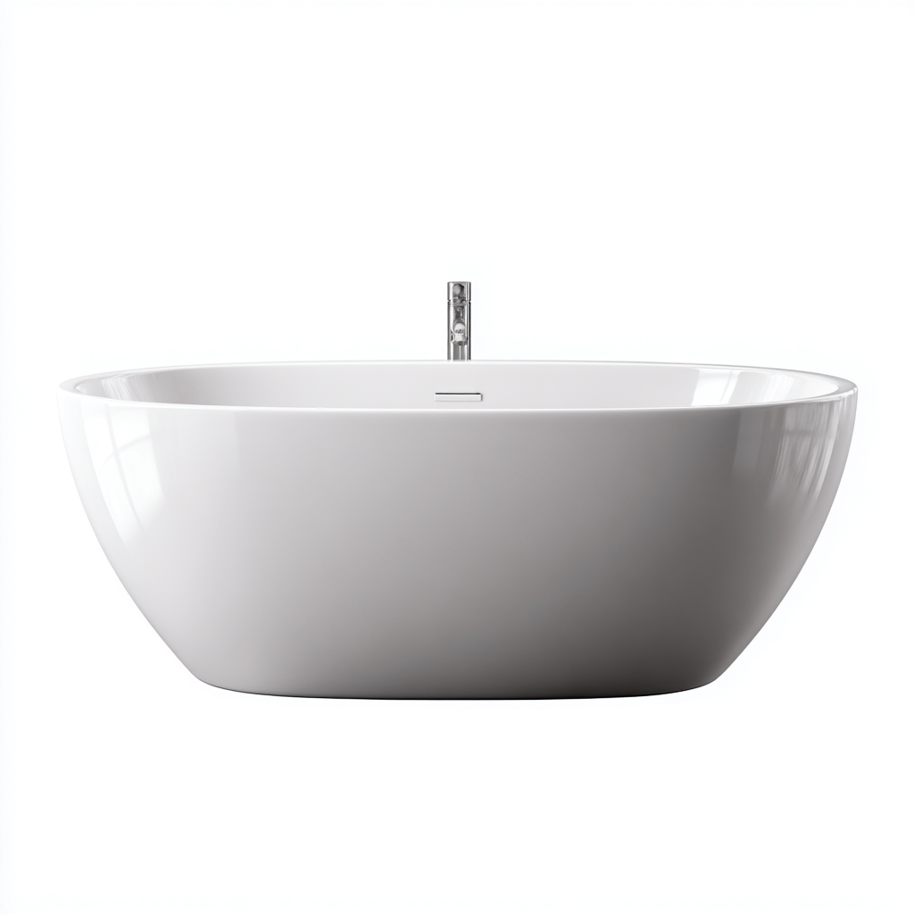 Badewanne Acryl 170x78x62 cm - Weiß - Modernes Design-Oakupshop
