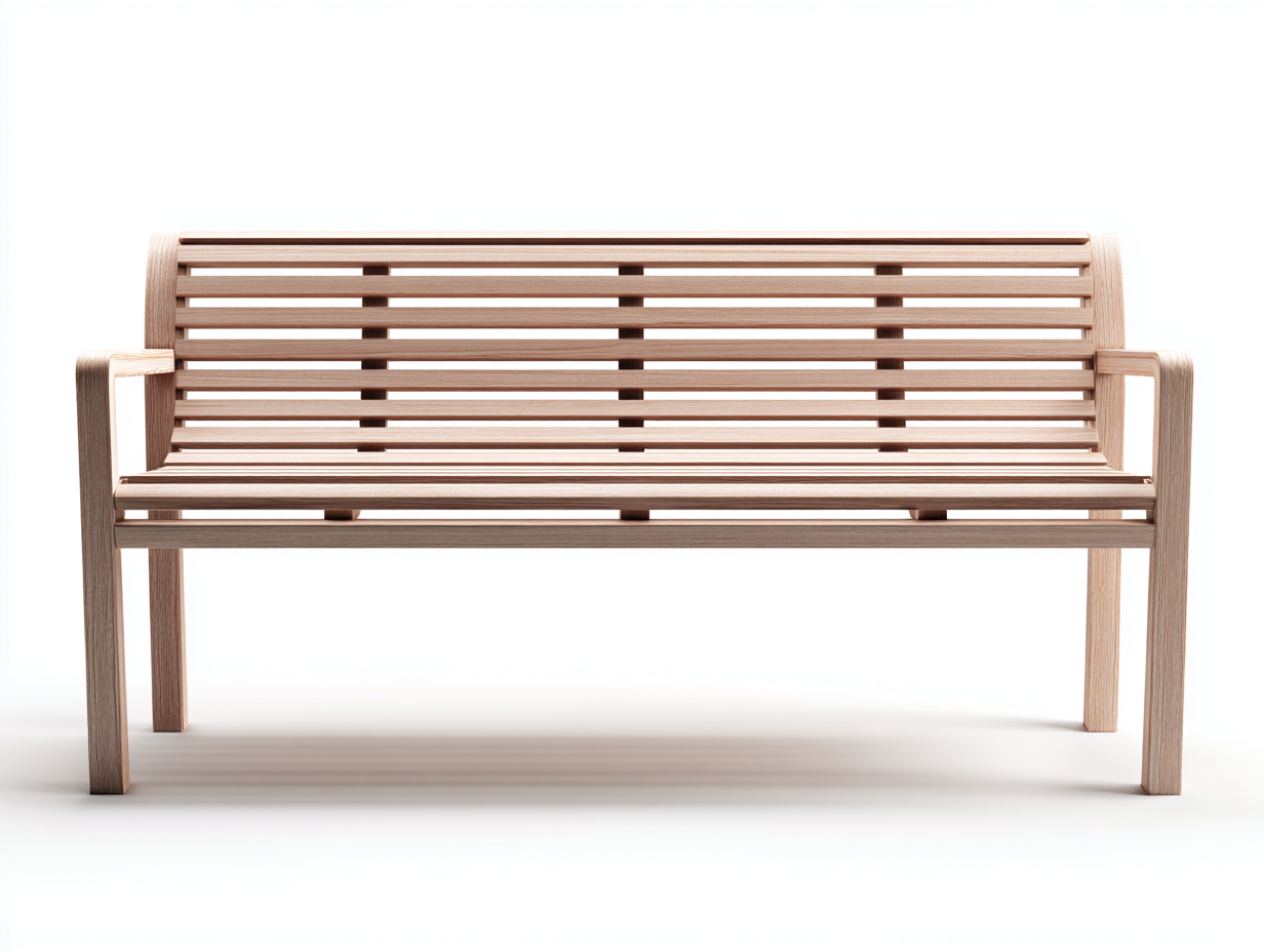 Bancos de jardín de madera maciza 160x60x85 cm - marrón - diseño natural con respaldo-Oakmyhut